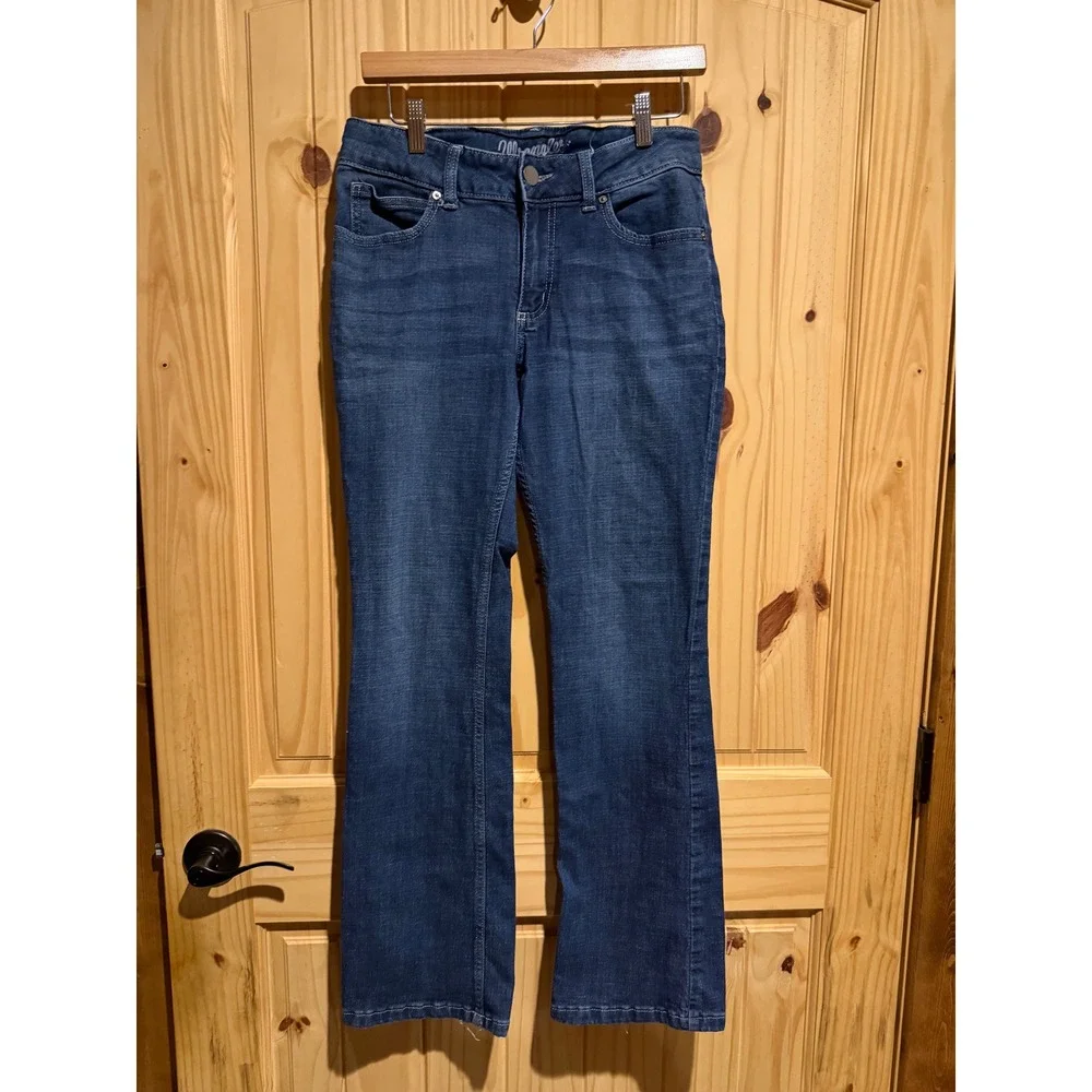 Wrangler‎ Bootcut Jeans Womens 9x32 Blue Denim Mid Rise 1009MWZDO Stretch